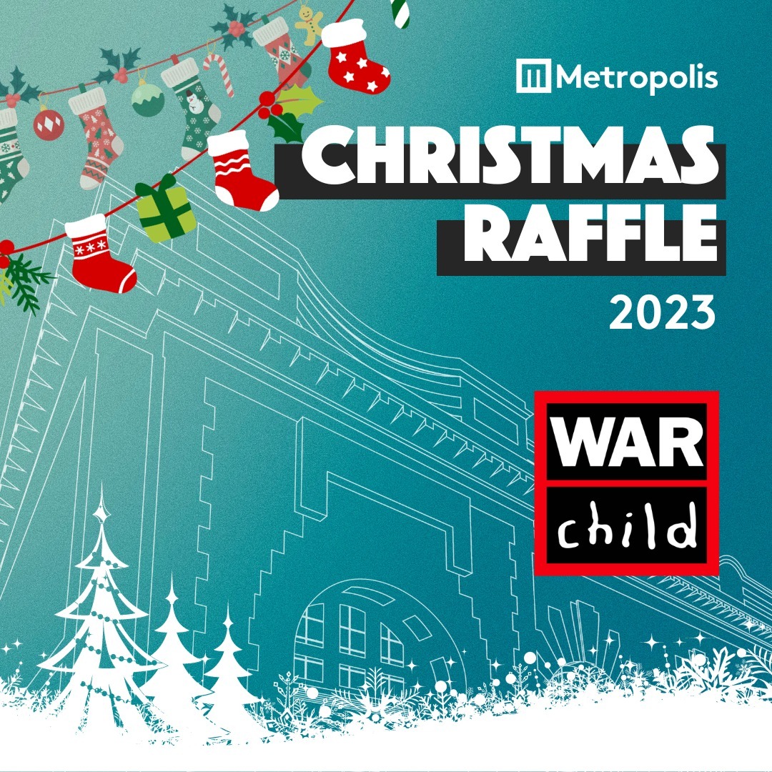 Metropolis Raffle for War Child is giving you a chance to win a unique experience day at the studios.

Including:
️ A VIP tour
️ An attended mastering session
️ A free mastered track & special Atmos deal

Two other winners will get goodie bags full of limited edition vinyl records and Metropolis merch. ️

War Child is charity striving for a world in which no child's life is torn apart by war. They protect, educate and stand up for the rights of children living in war zones.

£5 donation = 1 raffle ticket
Draw date: 31/12/2023
Winner to be notified via email on: 05/01/2024

For more details, visit the  in our bio.
